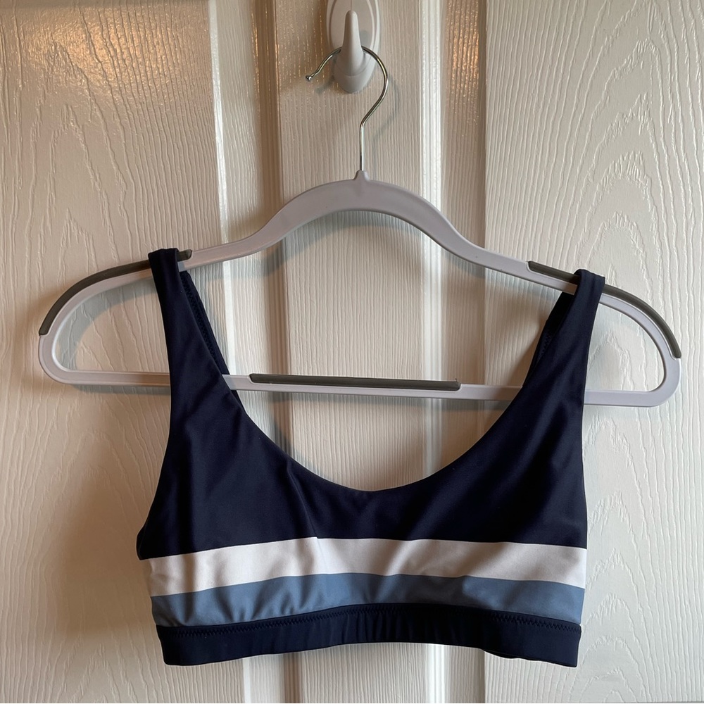 Navy Bikini Top